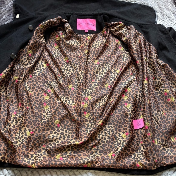 Betsey Johnson Wool blend cape jacket coat size 4 - Picture 4 of 13